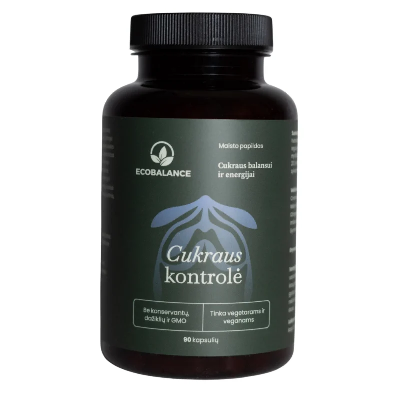 EcoBalance Cukraus kontrolės maisto papildas